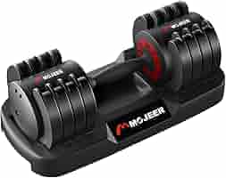 Mojeer 可変式ダンベル 11kg×2個セット Amazon | MOJEER ダンベル 可変式 12kg 2個セット